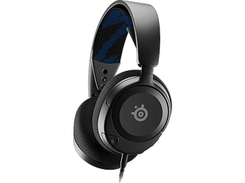 Auriculares gaming - SteelSeries Arctis Nova 1P, Con cable, Multiplataforma, Audio espacial 360°, Negro