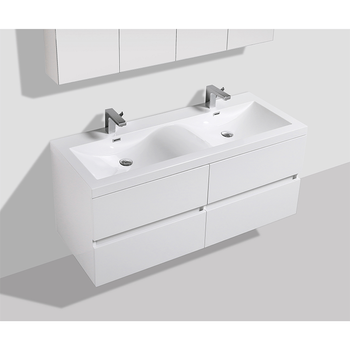 Mueble Lavabo + Lavabo 144cm Montado Siena Roble Claro