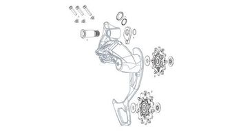 Sram gx 2x11 speed kit de cierre trasero