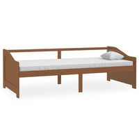 sofa cama  cama para adultos 3 plazas madera maciza de pino marron miel 90x200 cm
