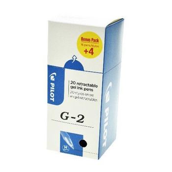 Pilot G207 Gel Value Pack Black PK16 Plus 4