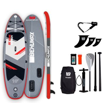 BEHUMAX - Tabla de Paddle Surf Be Wave Carbon construcción Dropstitch alta densidad resistente y estable