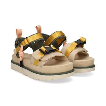 Ugg Sandalias Planas Mujer - Beige Talla 7
