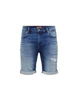 pantalon vaquero only  sons onsply dark mid blue repair 5150 hombre azul