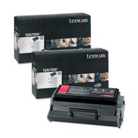lexmark 12a7300 black original toners twin pack 2 pack