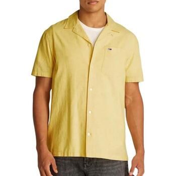 Tommy Hilfiger Camisa manga corta Linen Blend Camp-aruba para hombre
