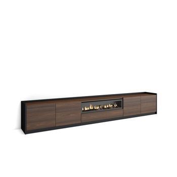 Mueble Tv Cútar-02 Con Chimenea Eléctrica Integrada