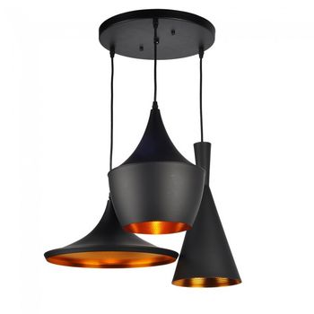 Lámpara colgante decorativa crux (3 luces)