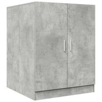 armario de lavadora gris hormigon 705x715x915 cm vidaxl