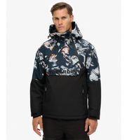 superdry para hombre ms110192a chaqueta freestyle overhead ski negro xl casual deportivo poliester nieve outdoor