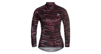 Chaqueta con cremallera odlo zeroweight ceramiwarm red para mujer