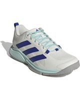 de adidas zapatilla court team 2 0 azul y blanca blanco