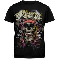 guns n roses camiseta manga larga trashy skull para mujer