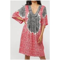 admas vestidos vestido playero de manga tres cuartos beach paisley para mujer