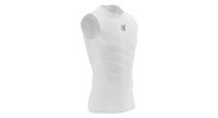camiseta de tirantes compressport on off blanca