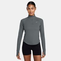 nike tempo  camiseta de running mujeres - gris plateado