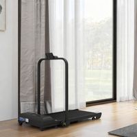 cinta de andar homcom acero abs 130x59x96 cm negro