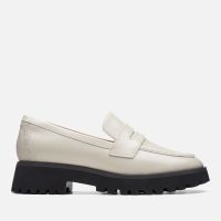 clarks womens stayso edge leather loafers - uk 5