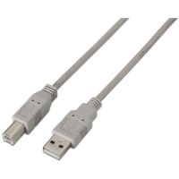 aisens a101-0002 cable usb 20 para impresora usb-a a usb-b 18m beige