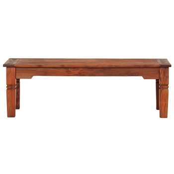 Mesa De Café - Mesa De Centro De Madera Maciza De Acacia 110x50x35 Cm