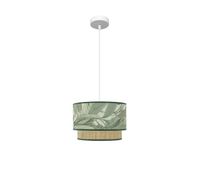 lampara de techo metal color verde serie congo 30cm