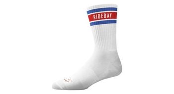 Cois rideday retro crew socks blanco