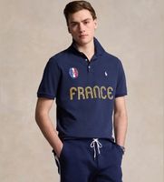 polo ralph lauren para hombre 710944667001 polo classic fit francia azul s casual algodon manga corta
