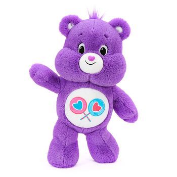 Peluche Extrasuave Y Mullido. Diseño Osito Morado Compartir. 65 Cm. 45x25x65 Cm. Color: Morado