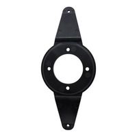 foco led de superficie 30w 100 relleno de resina rgb 24cm - abs color antracita