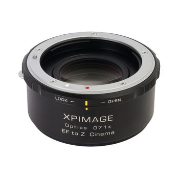 XPIMAGE Speed Booster 0.71X Adaptador de montaje de lente reductor focal óptico compatible con lentes Canon EF a cámaras Nikon Z RED Cinema