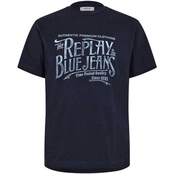 Replay Camiseta Blue Jeans para hombre