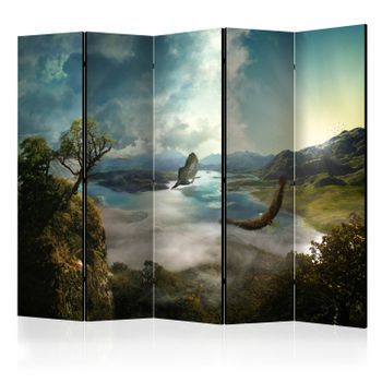 Biombo - Flight Over The Lake Ii (225x172 Cm)