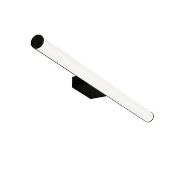Aplique de pared led para baño 18w en color negro