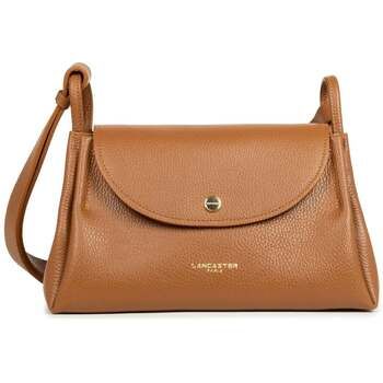LANCASTER Bolso de mano Bolso Trotteur con solapa magnética L Accordéon Double Camel para mujer