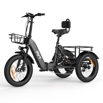 Triciclo Eléctrico De Carga Pvy F20 48v21ah 80km 20x4.0