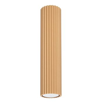 Lámpara de techo dorado aluminio alt. 7 cm