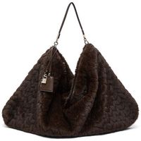 liu jo bandolera bolso grande en pelo sintetico para mujer