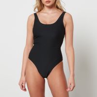 anine bing jace textured recycled swimsuit - xs