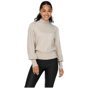 Only Jersey Julia Life L/S Knit - Pumice Stone para mujer