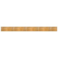alfombra rectangular bambu color natural 80x1000 cm vidaxl