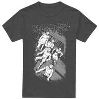 star trek camiseta tilted bridge para mujer