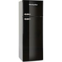 montpellier mab345k fridge freezer - black black