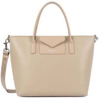 lancaster bolsa bolso tote de mano maya double kba cuero beige oscuro para mujer