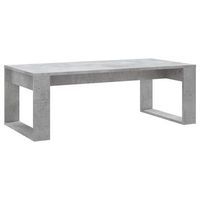 mesa de cafe - mesa de centro madera de ingenieria gris hormigon 102x50x35 cm
