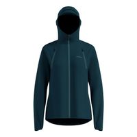 odlo x-alp waterproof pro  chaqueta para correr mujeres - color petroleo
