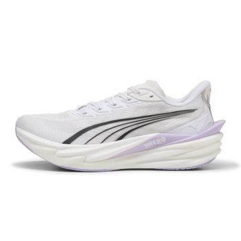 Zapatillas Puma Deviate NITRO 4 Blanco Morado AW26 Mujer, Talla 39 - EUR