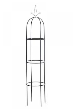 Set de 1  reja para plantas en metal negro