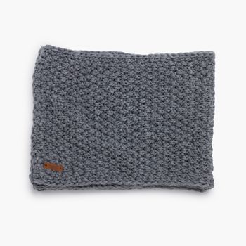 Pisamonas Gorro Cuello Punto Grano De Arroz para niña