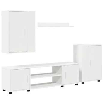 Juego De Mueble De Tv De 4 Piezas 4 Piezas