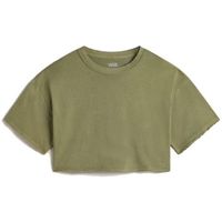 vans tops y camisetas relaxed crop wash ss t para mujer
